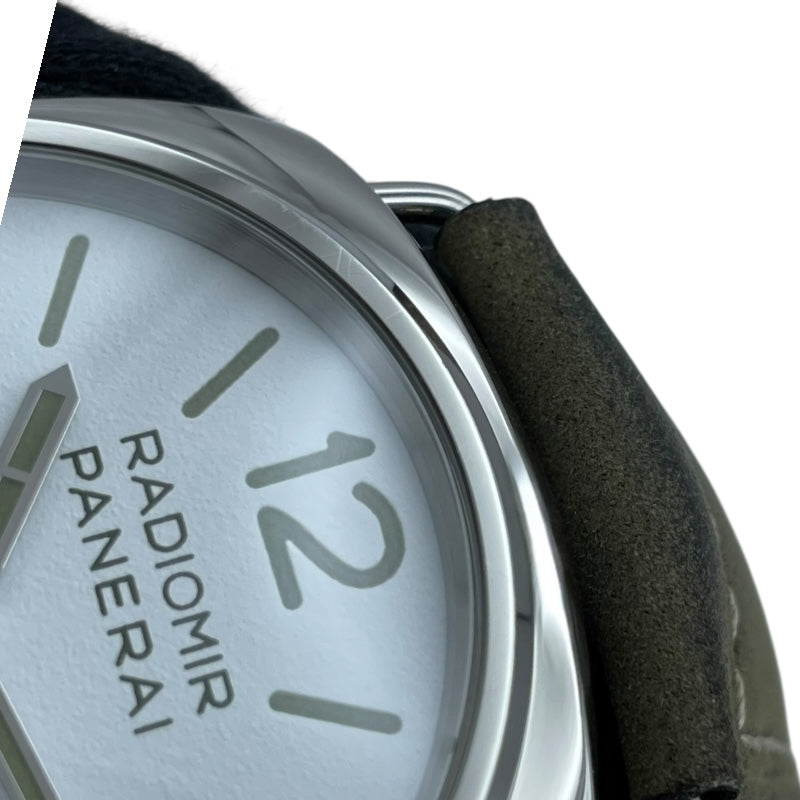 パネライ PANERAI ラジオミール オフィチーネ PAM01384 ホワイト SS 手巻き メンズ 腕時計