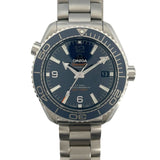 オメガ OMEGA シーマスター プラネットオーシャン コーアクシャル マスタークロノメーター 215.30.40.20.03.001 ブルー SS メンズ 腕時計