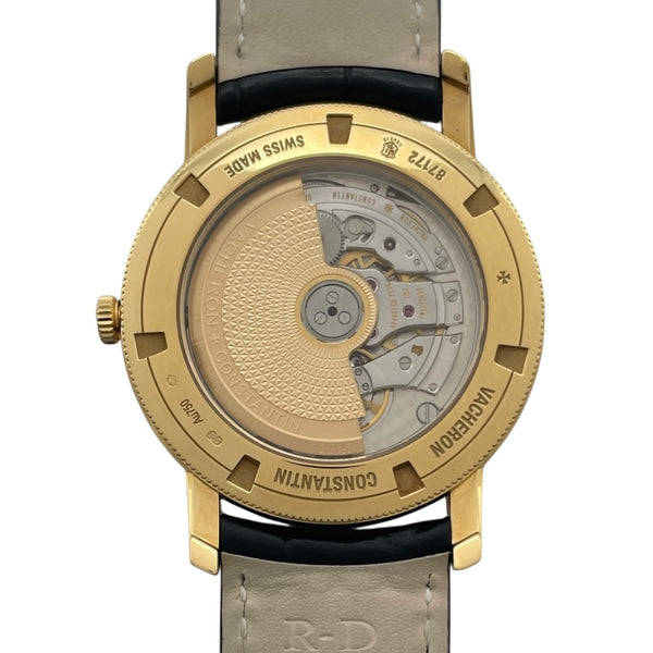 ヴァシュロン・コンスタンタン VACHERON CONSTANTIN パトリモニートラディショナル 87172/000J-9512 シルバー K18YG メンズ 腕時計