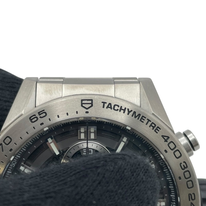 タグ・ホイヤー TAG HEUER カレラ キャリバーホイヤー01 クロノグラフ グレーファントム CAR2A8A.BF0707 グレー チタン メンズ 腕時計