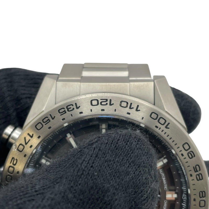 タグ・ホイヤー TAG HEUER カレラ キャリバーホイヤー01 クロノグラフ グレーファントム CAR2A8A.BF0707 グレー チタン メンズ 腕時計