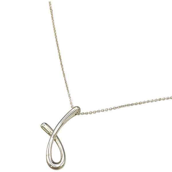 ティファニー TIFFANY＆CO レターイニシャル ネックレス『J』 シルバー SV925 ジュエリー