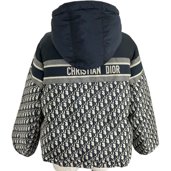 クリスチャン・ディオール Christian Dior オブリーク総柄リバーシブルパファージャケット 147C21A2968 ネイビー ポリエステル レディース その他アウター