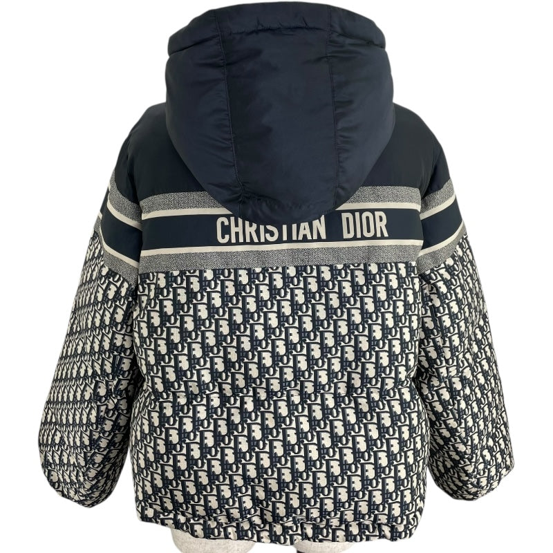 クリスチャン・ディオール Christian Dior オブリーク総柄リバーシブルパファージャケット 147C21A2968 ネイビー ポリエステル レディース その他アウター