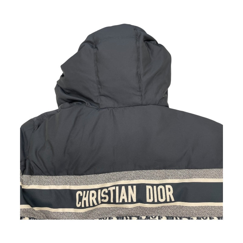 クリスチャン・ディオール Christian Dior オブリーク総柄リバーシブルパファージャケット 147C21A2968 ネイビー ポリエステル レディース その他アウター
