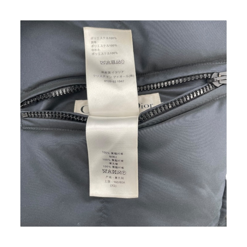 クリスチャン・ディオール Christian Dior オブリーク総柄リバーシブルパファージャケット 147C21A2968 ネイビー ポリエステル レディース その他アウター