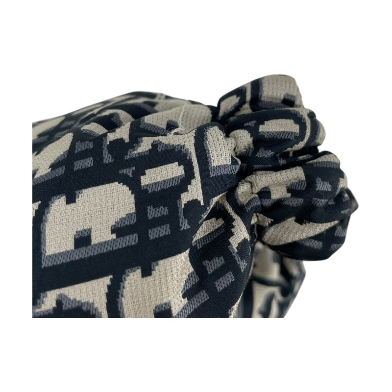 クリスチャン・ディオール Christian Dior オブリーク総柄リバーシブルパファージャケット 147C21A2968 ネイビー ポリエステル レディース その他アウター