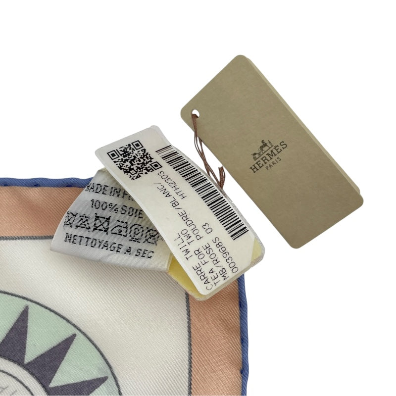 エルメス HERMES カレ90 TEA FOR TWO マルチカラー シルク レディース スカーフ