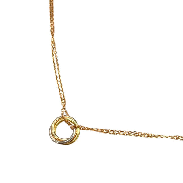 カルティエ Cartier トリニティ ネックレス イエローゴールド×ホワイトゴールド×ピンクゴールド 750（YG/WG/PG） ジュエリー