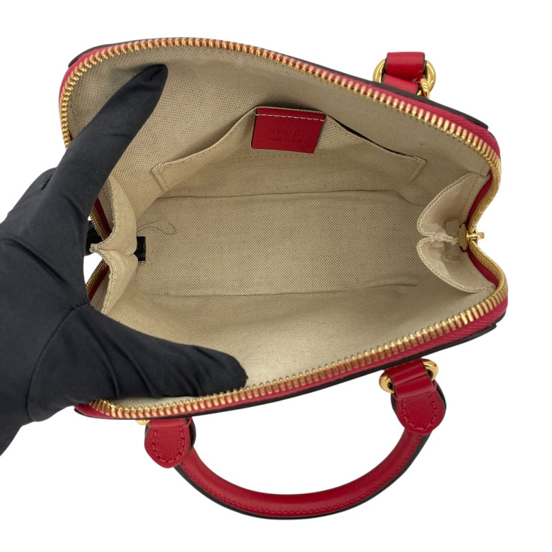 グッチ GUCCI ホースビット1955 2WAYバッグ 640716 レッド レザー レディース ショルダーバッグ