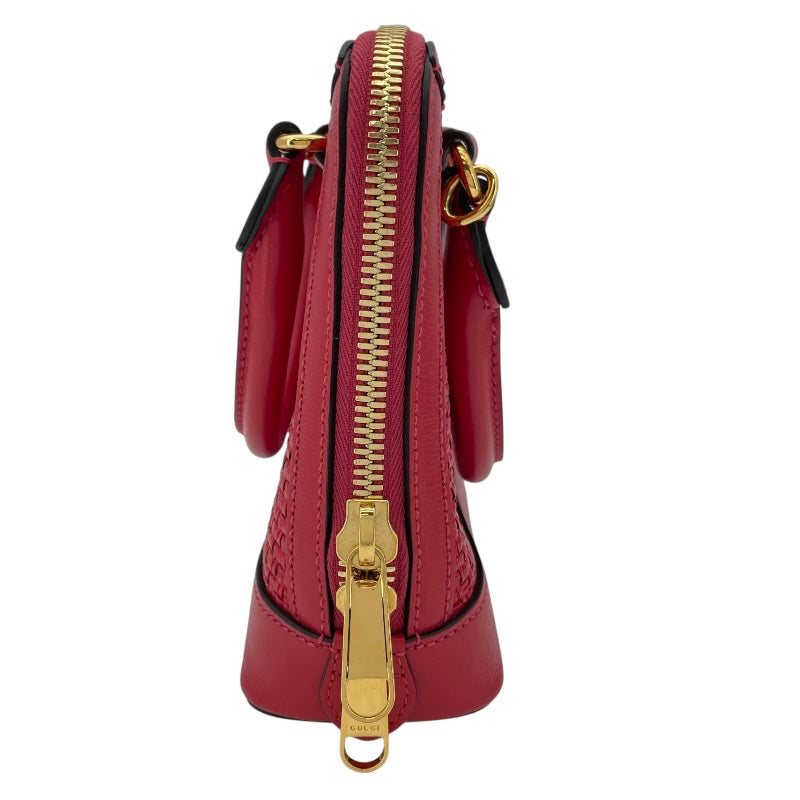 グッチ GUCCI ホースビット1955 2WAYバッグ 640716 レッド レザー レディース ショルダーバッグ