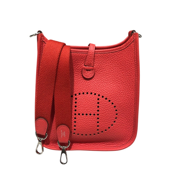 エルメス HERMES エヴリンTPM C刻 ブーケンビリア　シルバー金具 トリヨン レディース ショルダーバッグ