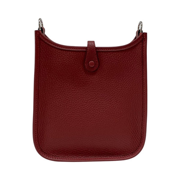 エルメス HERMES エヴリンTPM W刻 ルージュアッシュ シルバー金具 トリヨンクレマンス レディース ショルダーバッグ