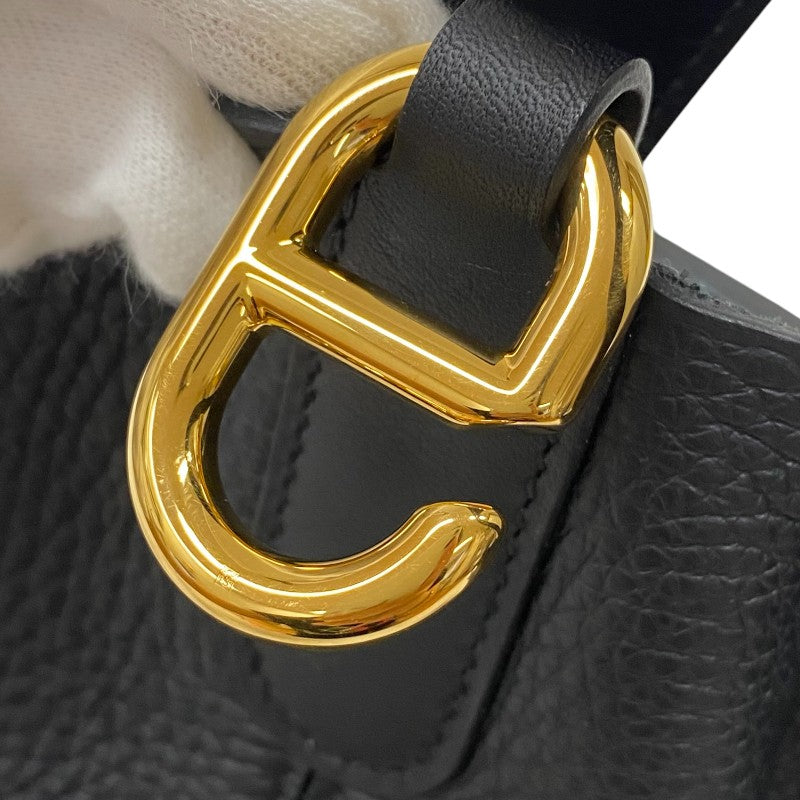 エルメス HERMES インザループ23 B刻印 (2023年製) ブラック ゴールド金具 トリヨンクレマンス レディース ハンドバッグ