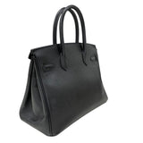 エルメス HERMES バーキン30 C刻 ブラック シルバー金具 エプソン レディース ハンドバッグ