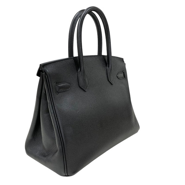 エルメス HERMES バーキン30 C刻 ブラック シルバー金具 エプソン レディース ハンドバッグ