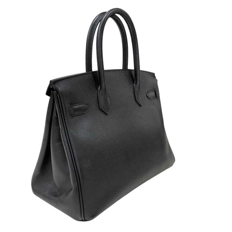 エルメス HERMES バーキン30 C刻 ブラック シルバー金具 エプソン レディース ハンドバッグ