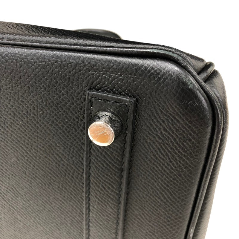 エルメス HERMES バーキン30 C刻 ブラック シルバー金具 エプソン レディース ハンドバッグ