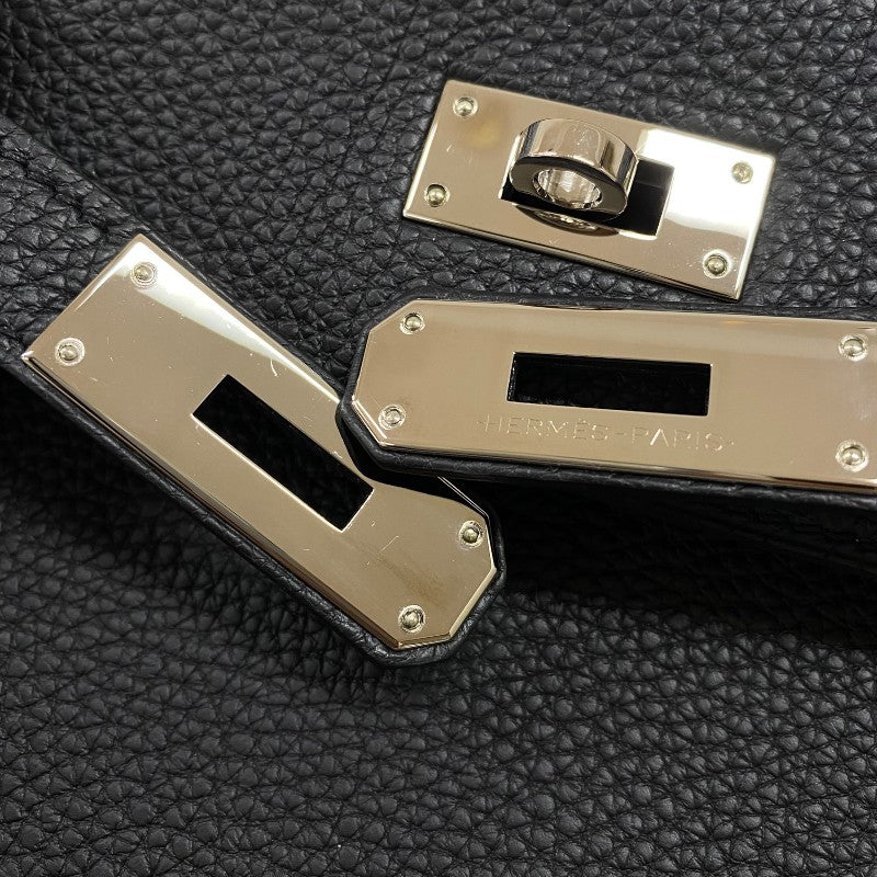 エルメス HERMES ケリー28 内縫い Z刻 ブラック シルバー金具 トゴ レディース ハンドバッグ ショルダーバッグ