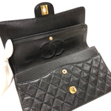 シャネル CHANEL マトラッセ25 A01112 76番台 ブラック ゴールド金具 キャビアスキン レディース ショルダーバッグ