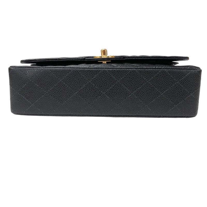 シャネル CHANEL マトラッセ25 A01112 76番台 ブラック ゴールド金具 キャビアスキン レディース ショルダーバッグ