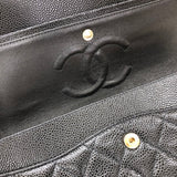 シャネル CHANEL マトラッセ25 A01112 76番台 ブラック ゴールド金具 キャビアスキン レディース ショルダーバッグ