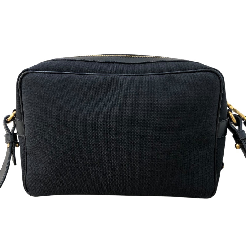 プラダ PRADA ジャガードロゴショルダーバッグ 1BH089 ブラック 　ゴールド金具 ナイロンジャガード レディース ショルダーバッグ