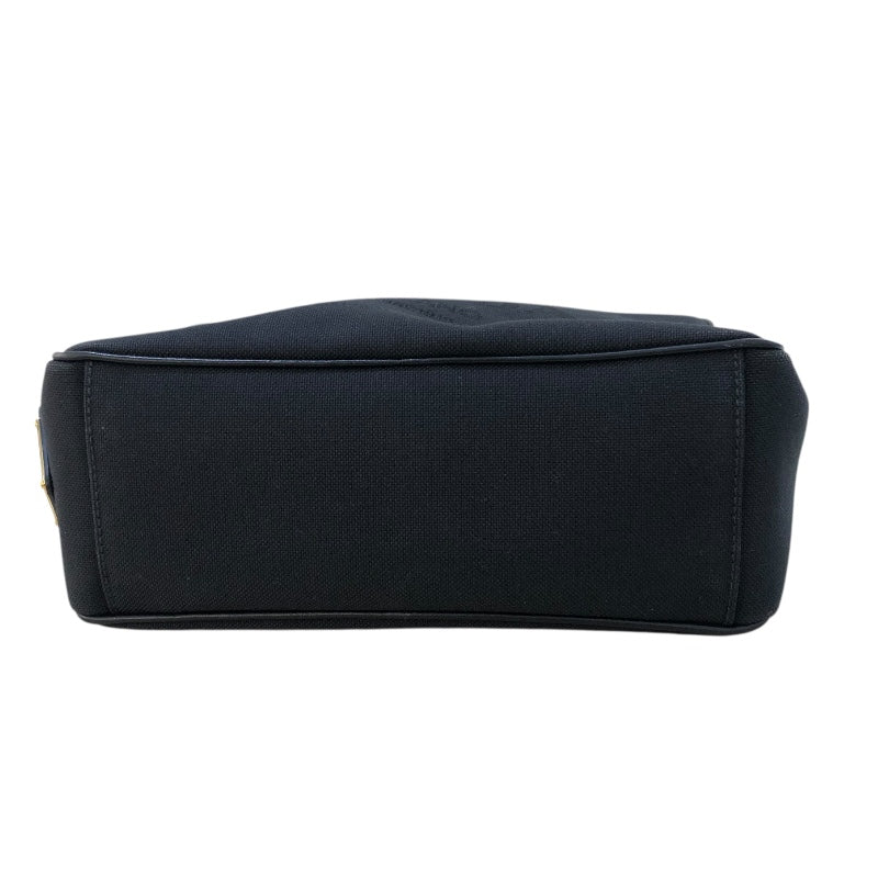 プラダ PRADA ジャガードロゴショルダーバッグ 1BH089 ブラック 　ゴールド金具 ナイロンジャガード レディース ショルダーバッグ