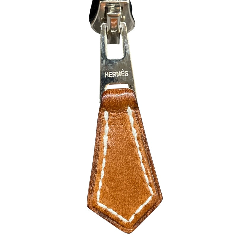 エルメス HERMES アザップコンパクトシルクイン W刻 ブラック シルバー金具 エプソン レディース コインケース