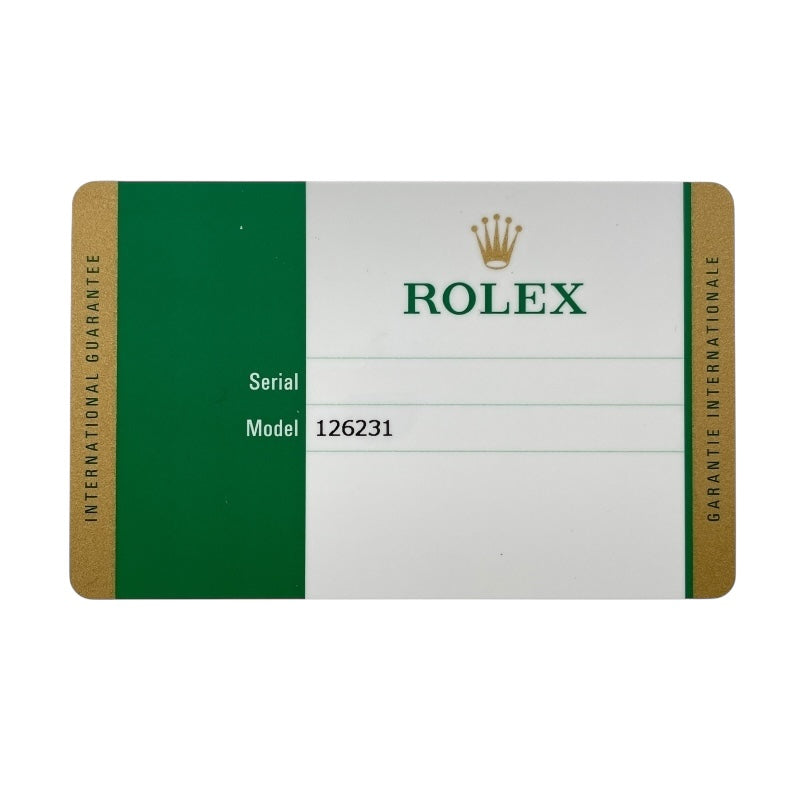 ロレックス ROLEX デイトジャスト36 ランダムシリアル 126231 ホワイト K18PG/SS 自動巻き メンズ 腕時計