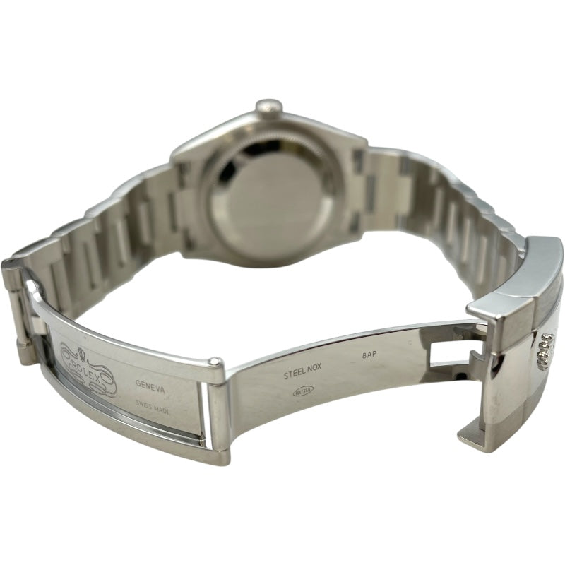 ロレックス ROLEX デイトジャスト36 パームモチーフ 126200 オリーブグリーン SS メンズ 腕時計