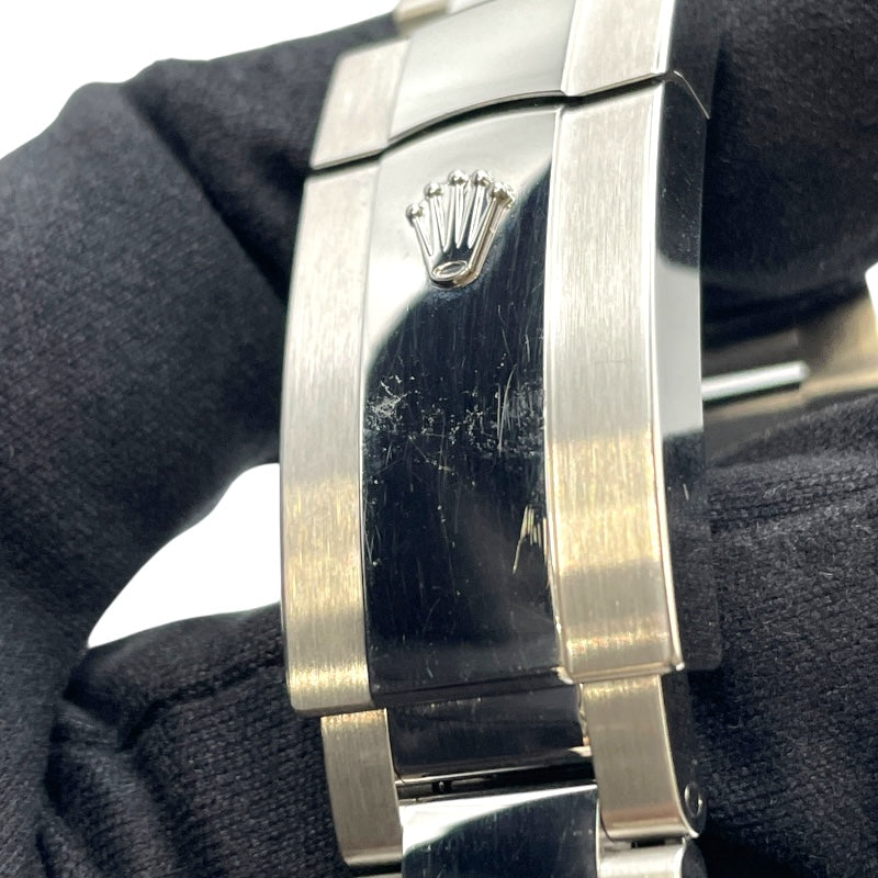ロレックス ROLEX デイトジャスト36 パームモチーフ 126200 オリーブグリーン SS メンズ 腕時計