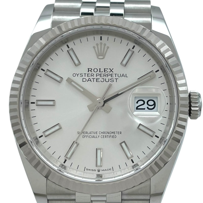 ロレックス ROLEX デイトジャスト36 126234 シルバー SS 自動巻き メンズ 腕時計