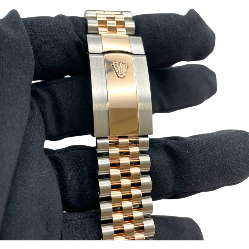 ロレックス ROLEX デイトジャスト36 126231 グレー K18PG×SS メンズ 腕時計