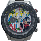タグ・ホイヤー TAG HEUER カレラ キャリバーホイヤー01 クロノグラフ CAR201AA.BA0714 ホワイト SS メンズ 腕時計
