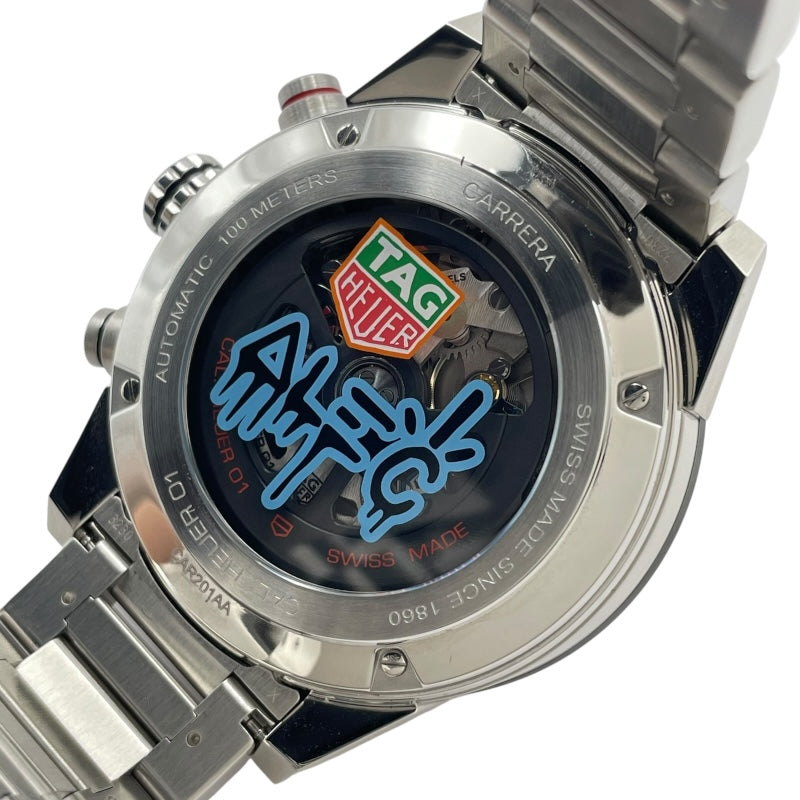 タグ・ホイヤー TAG HEUER カレラ キャリバーホイヤー01 クロノグラフ CAR201AA.BA0714 ホワイト SS メンズ 腕時計