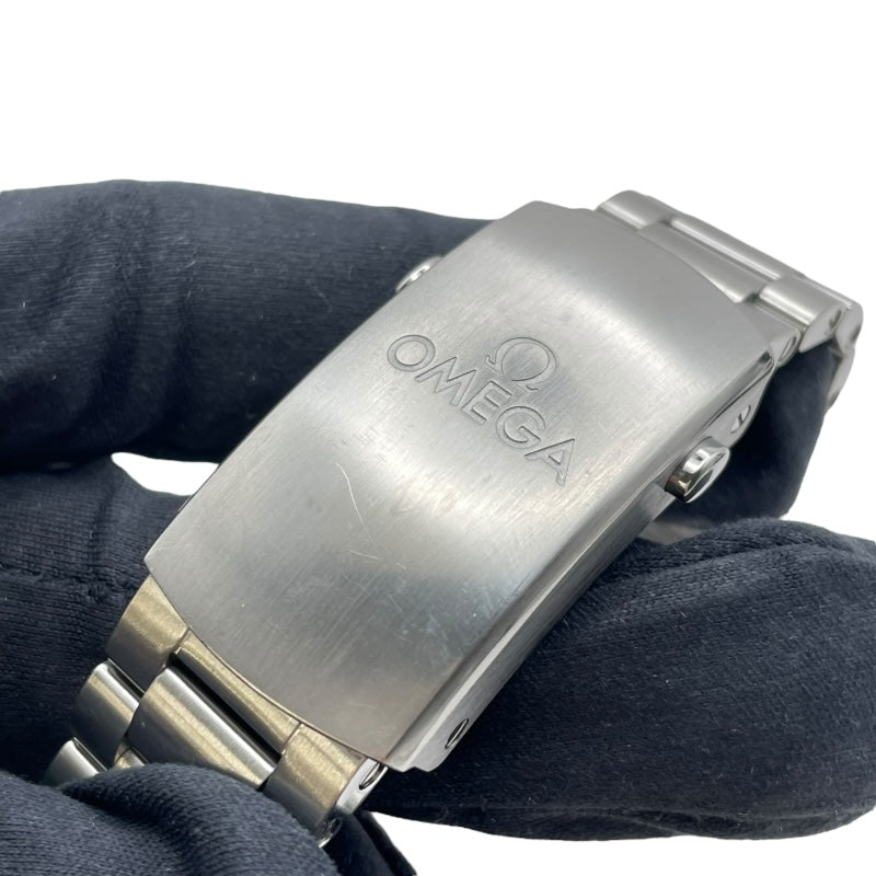 オメガ OMEGA スピードマスターマーク2 コーアクシャル クロノメーター クロノグラフ 327.10.43.50.01.001 ブラック SS メンズ 腕時計