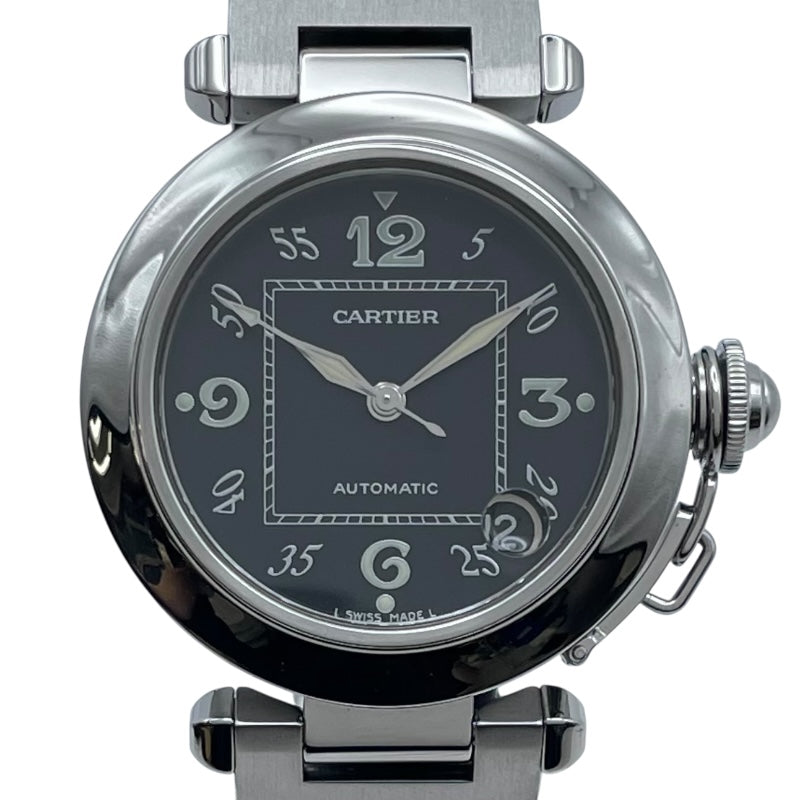 カルティエ Cartier パシャC W31043M7 ブラック SS レディース 腕時計