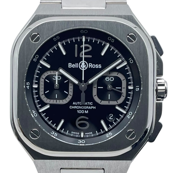 ベル＆ロス Bell & Ross BR 05 クロノ ブラック スティール BR05C-BL-ST/SST ブラック SS メンズ 腕時計