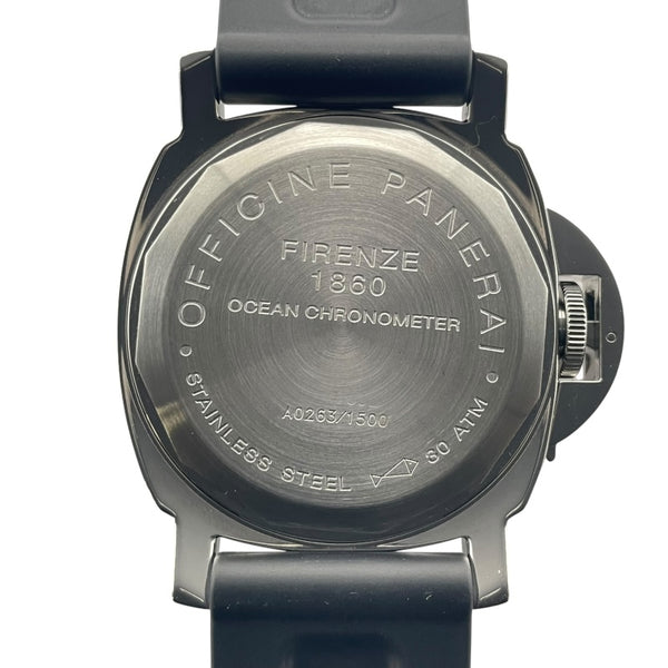 パネライ PANERAI ルミノール GMT フリンケ 世界1000本限定 PAM00029 ブラック SS メンズ 腕時計
