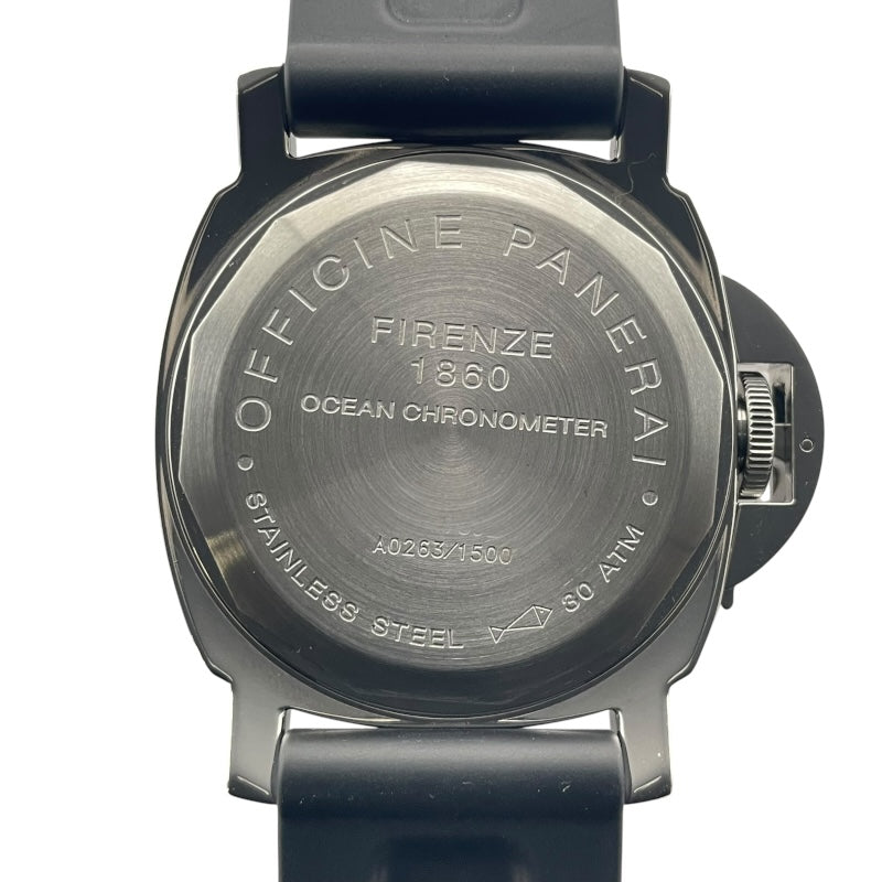 パネライ PANERAI ルミノール GMT フリンケ 世界1000本限定 PAM00029 ブラック SS メンズ 腕時計