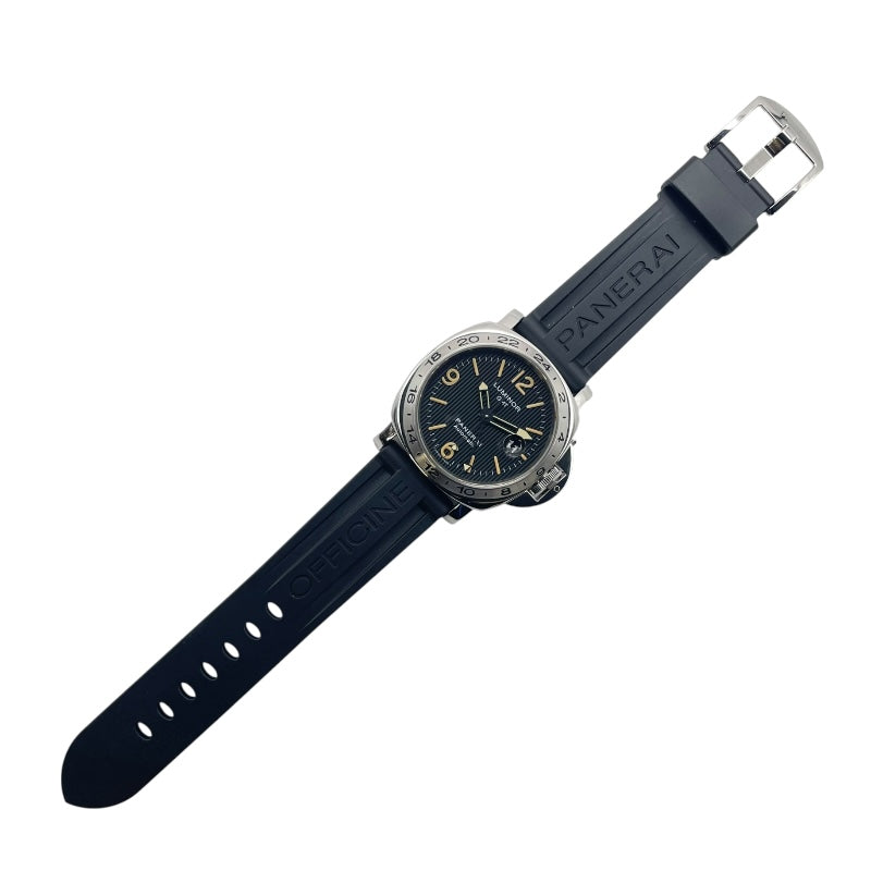 パネライ PANERAI ルミノール GMT フリンケ 世界1000本限定 PAM00029 ブラック SS メンズ 腕時計