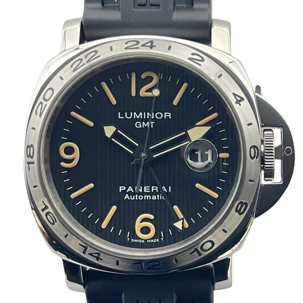 パネライ PANERAI ルミノール GMT フリンケ 世界1000本限定 PAM00029 ブラック SS メンズ 腕時計