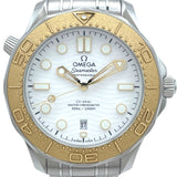 オメガ OMEGA シーマスター ダイバー300M コーアクシャル マスタークロノメーター パリ2024 522.21.42.20.04.001 ホワイト K18/SS 自動巻き メンズ 腕時計