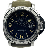 パネライ PANERAI ルミノール GMT PAM00023 ブラック SS メンズ 腕時計
