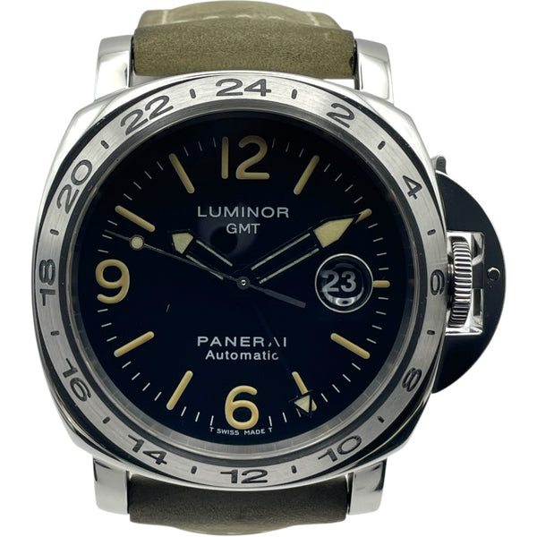 パネライ PANERAI ルミノール GMT PAM00023 ブラック SS メンズ 腕時計