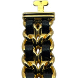 シャネル CHANEL プルミエール L H0001 ブラック GP レディース 腕時計