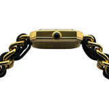 シャネル CHANEL プルミエール L H0001 ブラック GP レディース 腕時計