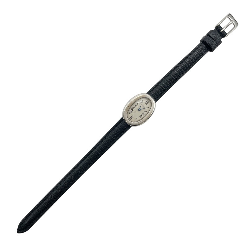 カルティエ Cartier ミニベニュワール W15189L2 ホワイト K18WG レディース 腕時計