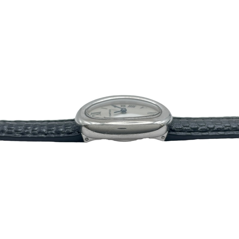 カルティエ Cartier ミニベニュワール W15189L2 ホワイト K18WG レディース 腕時計